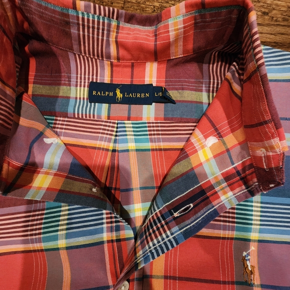 Ralph Lauren Blue Label Men's Casual Button Down Shirts - Multicolor Plaid - Picture 4 of 15